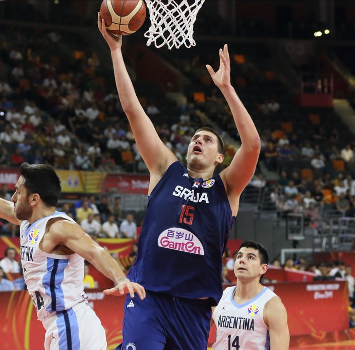 Nikola jokic serbie vc argentine eurobasket